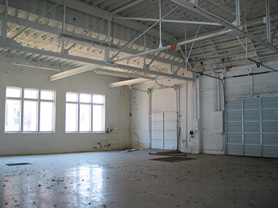 Warehouse Before Epoxy Floor Coating