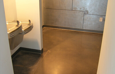 Stained and Polished Concrete Flooring