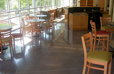 Concrete Polishing & Concrete Stain Application for Showrooms