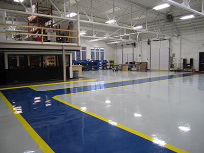 Warehouse After Epoxy Floor Coating