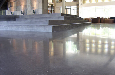 Concrete Stain Application for Office Buildings