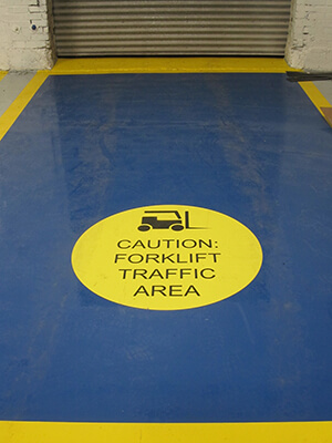 Self Leveling Epoxy | Define Work Zones in Industiral Buildings